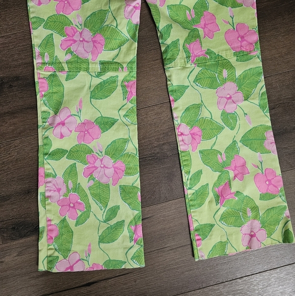 Lilly Pulitzer RARE Lilly Capri in Mandevilla floral - Picture 6 of 7